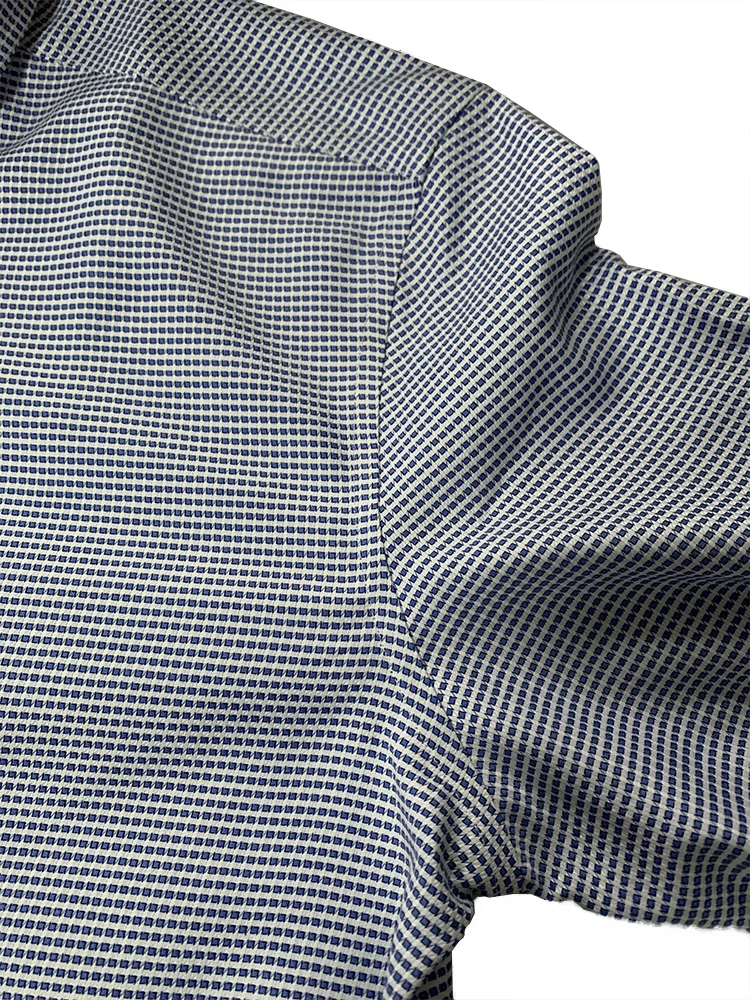 Dress Shirts Men 80s Luxury Made Pattern Tailored Fashion Design Bespoke