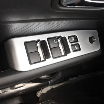 

For Nissan X-Trail T31 2008-2013 Glass Switch Cover Trim Door Window Button Decoration Panel ABS chrome X trail Car-styling