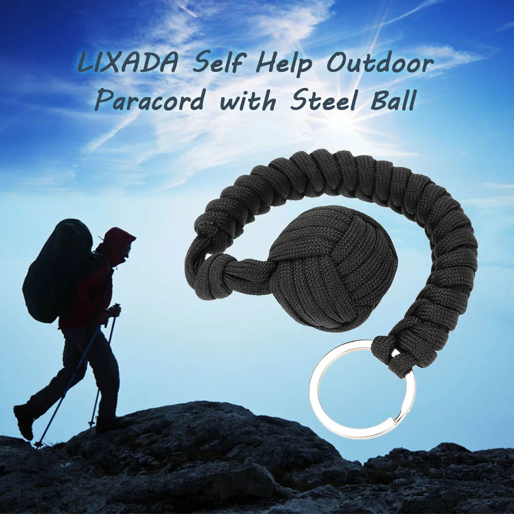 Lixada 5 шт. Paracord для выживания Аварийный ключ кольцо наборы выживания самопомощи Открытый Кемпинг Туризм EDC инструменты