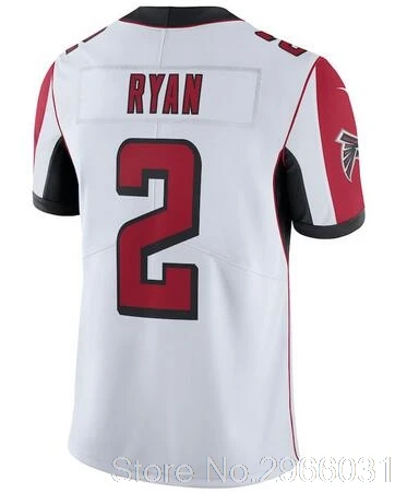 For men Качественная мужская майка Julio Jones 11 Deion Sanders 21 Matt Ryan 2 Devonta Freeman 24 Keanu Neal 22 - Цвет: For men