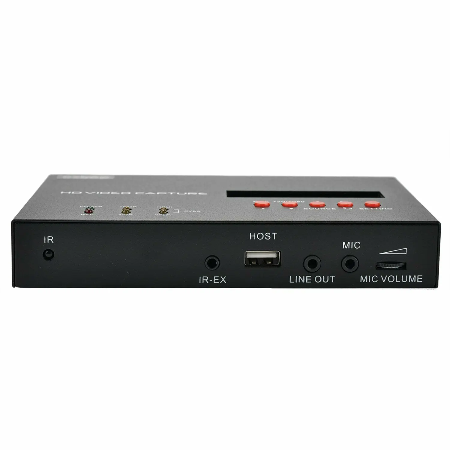 1080P HD Video Recorder Audio Video Capture Card With Display