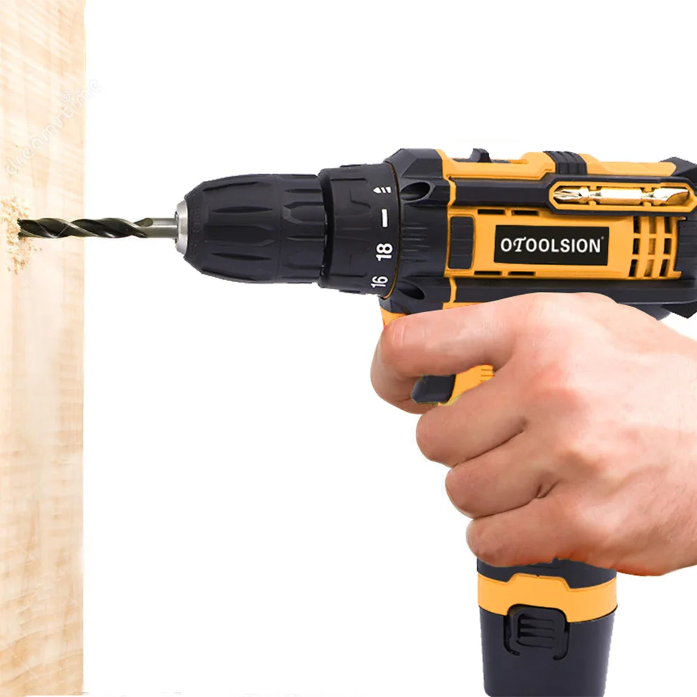 12V 16.8V 21V Screwdriver Drill Variable Speed Cordless Drill Battery Tools Cordless Rechargeable Screwdriver Drill Wireless  (11)