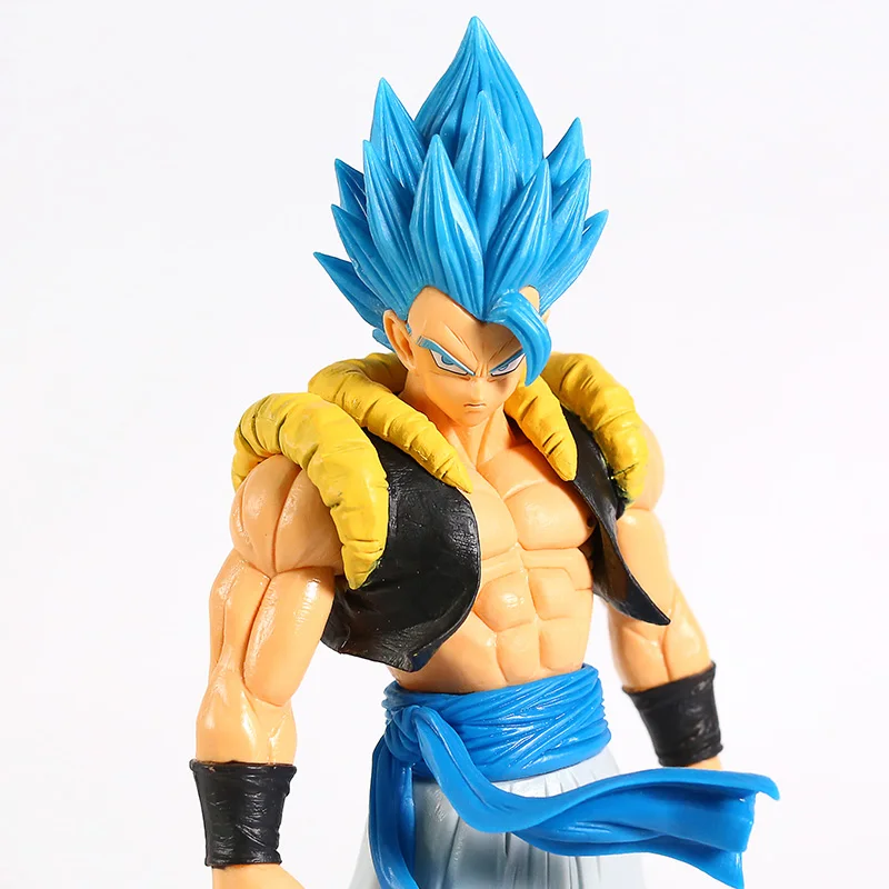 Драконий жемчуг Супер Saiyan Бог, супер сайян Gogeta окрашенная фигура голубые волосы фигурка Коллекционная модель игрушки куклы подарок