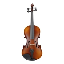 Прямая поставка-матовая отделка из цельного дерева скрипка ремесло полоса O для детей студентов начинающих чехол немой лук струны