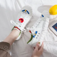 Парусиновая обувь с принтом «Улица Сезам»; женская обувь; коллекция года; сезон весна-лето; Новая модель; Корейская версия; обувь с сеткой; обувь для бординга красного цвета