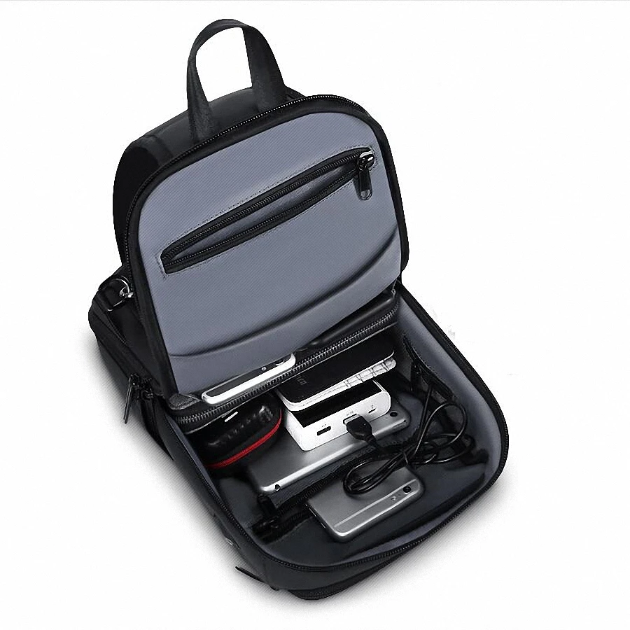 Светоотражающая нагрудная сумка USB мессенджер сумки через плечо для мужчин сумка через плечо Водонепроницаемая короткая дорожная сумка для мобильного телефона Ipad сумка ZH-178
