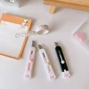 MINKYS Kawaii Mini Pocket Cat Paw Art Utility Knife Express Box Knife Paper Cutter Craft Wrapping Refillable Blade Stationery ► Photo 3/5