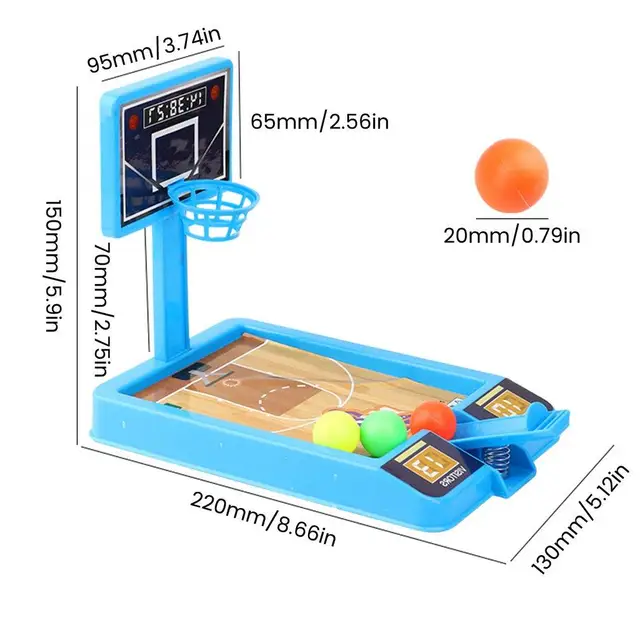 Kids Toys Boys Mini Basketball Hoop Shooting Stand Toy Kids Educational for Children Family Game Toy Sports 2 Player 6