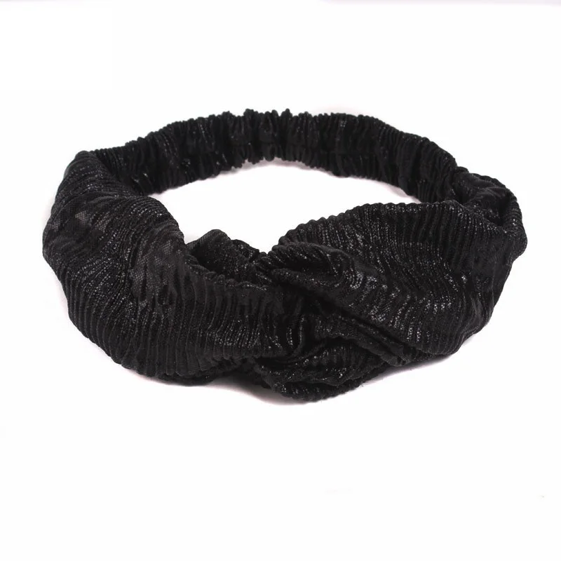 New African Pattern Print Headband for Women Twist Style Black Girl Head Wraps Elastic Hair Accessories Turban Headscarf