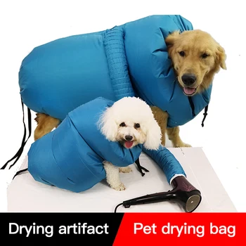 

3 Size Automatic Quick Drying Clothes Blowing Machine Dog Dryer Puff And Fluff Grooming Dryer Pet Drying Bag Hair Dryer Blower