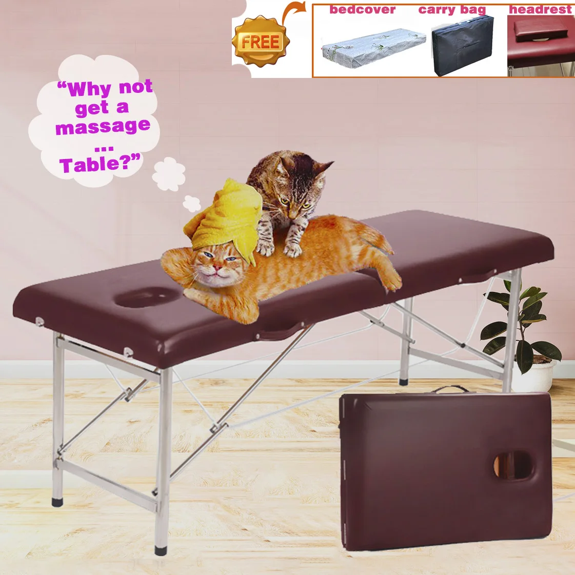 Portable Massage Table Professional Folding Aesthetic Spa Tattoo