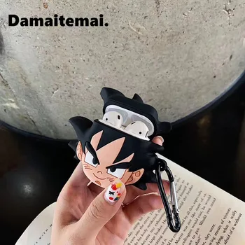 

Case for Airpods Accessories Bluetooth Earphone Case for Airpods 2 Protective Cover Cute Silicone Dragon Ball Keychain