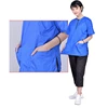 Pet Shop Breathable Work Clothes Hair Salon Hairdressing Uniform Pet Grooming Overalls Custom LOGO Hair Stylist Apron G0722 5