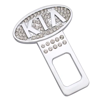 

1/2pcs Metal Car Safety Belt Cover Buckle Clip Seatbelt Clip For KIA Cerato Sportage R K2 K3 K5 RIO 3 4 sorento Car accessories