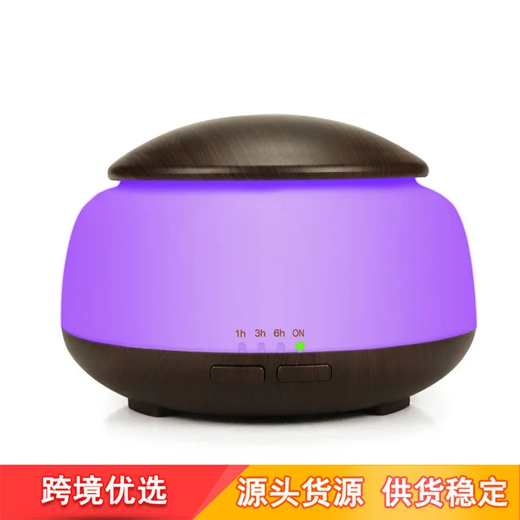 

Retro Wood Grain Timing Mute Fog Amount for Home & Office Use Colorful Night Light New Style Creative Humidifier Aroma Diffuser