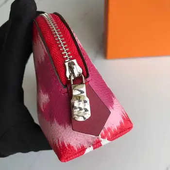 

11 colors Luxury Designer Zippy makeup bag Cosmetic Louie toiletry Pouch Vuiton Women Genuine Leather AAA grade Organizer case