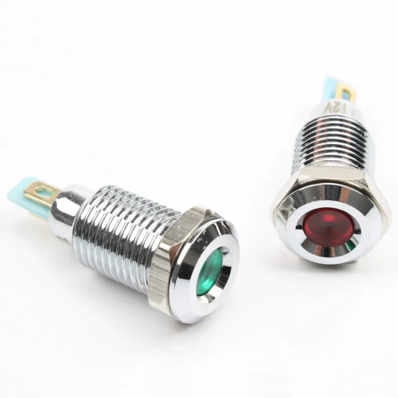 indicadora de metal 10mm lâmpada de sinal