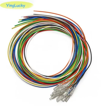 

1 bundle / 11 series color sanwa button PSPS3PS4 wire line game button 11pc 22 AWG Wire with 110 / 2.8mm