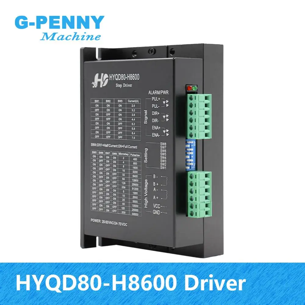 Драйвер шагового двигателя H8600 2 6 7A 24V 70V DC Microstep 256 вместо MA860H для NEMA23 NEMA34!|motor