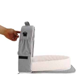 

Portable Bassinet For Baby Foldable Cute Baby Bed Travel Indoor Bed Backpack Breathable Infant Sleeping Basket
