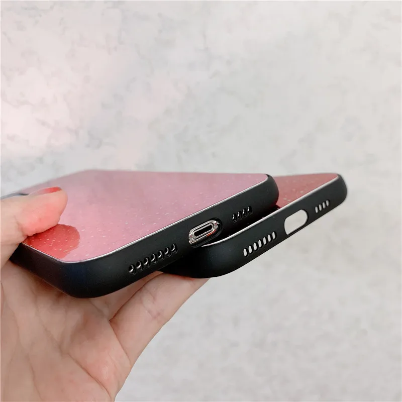 Блестящий чехол для телефона из ТПУ с изображением звездного неба iphone 11 Pro Max xs 6 6S 7