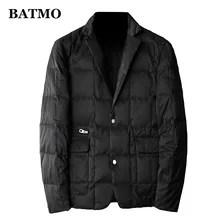 BATMO,, Новое поступление, 80%, белый утиный пух, тонкие куртки для мужчин, мужские костюмы, плюс-размер, L-5XL, 208