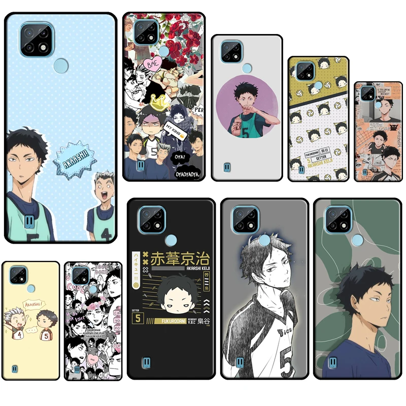 Чехол Akaashi Keiji Haikyuu для OnePlus 9 10 Pro 8T Nord2 9R чехол OPPO Realme 8 8i 9i C21 GT Neo2 Master | Мобильные