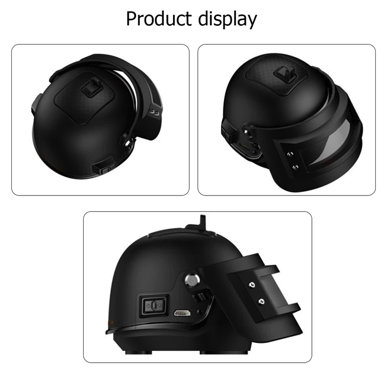 C r e a t i v e беспроводной Bluetooth динамик подарок на день рождения трехуровневый шлем 98K маленький стальной сабвуфер металлический аудио динамик