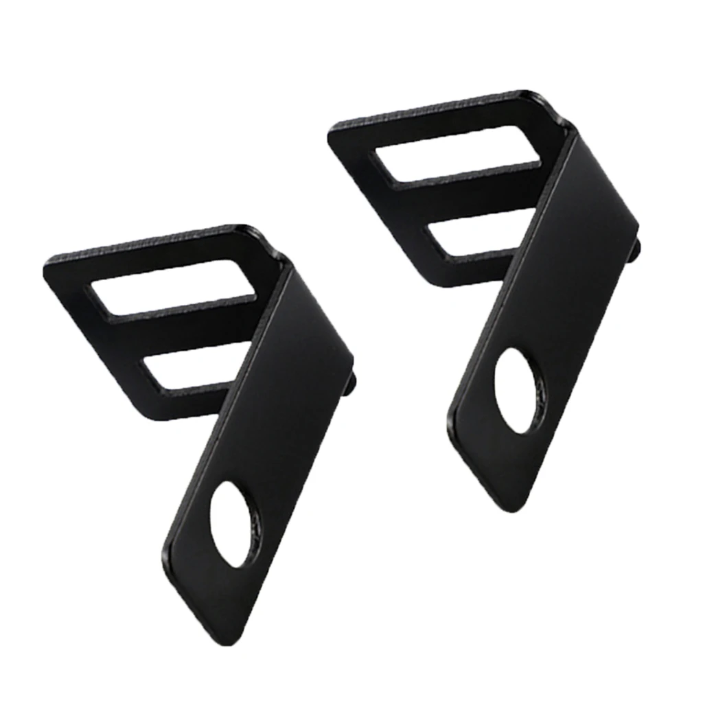 Black Motorcycle Turn Signal Relocator Holder Fork Clamps Shock Bracket