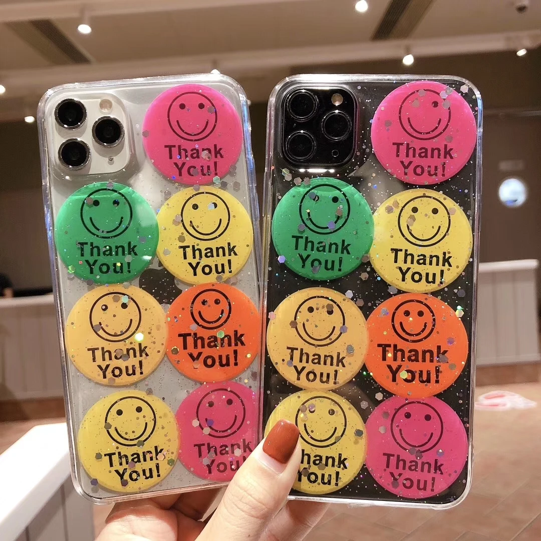 Прозрачные блестящие чехлы для телефонов Iphone Xs 11 Pro Max Xr X 8 7 Plus задняя крышка с
