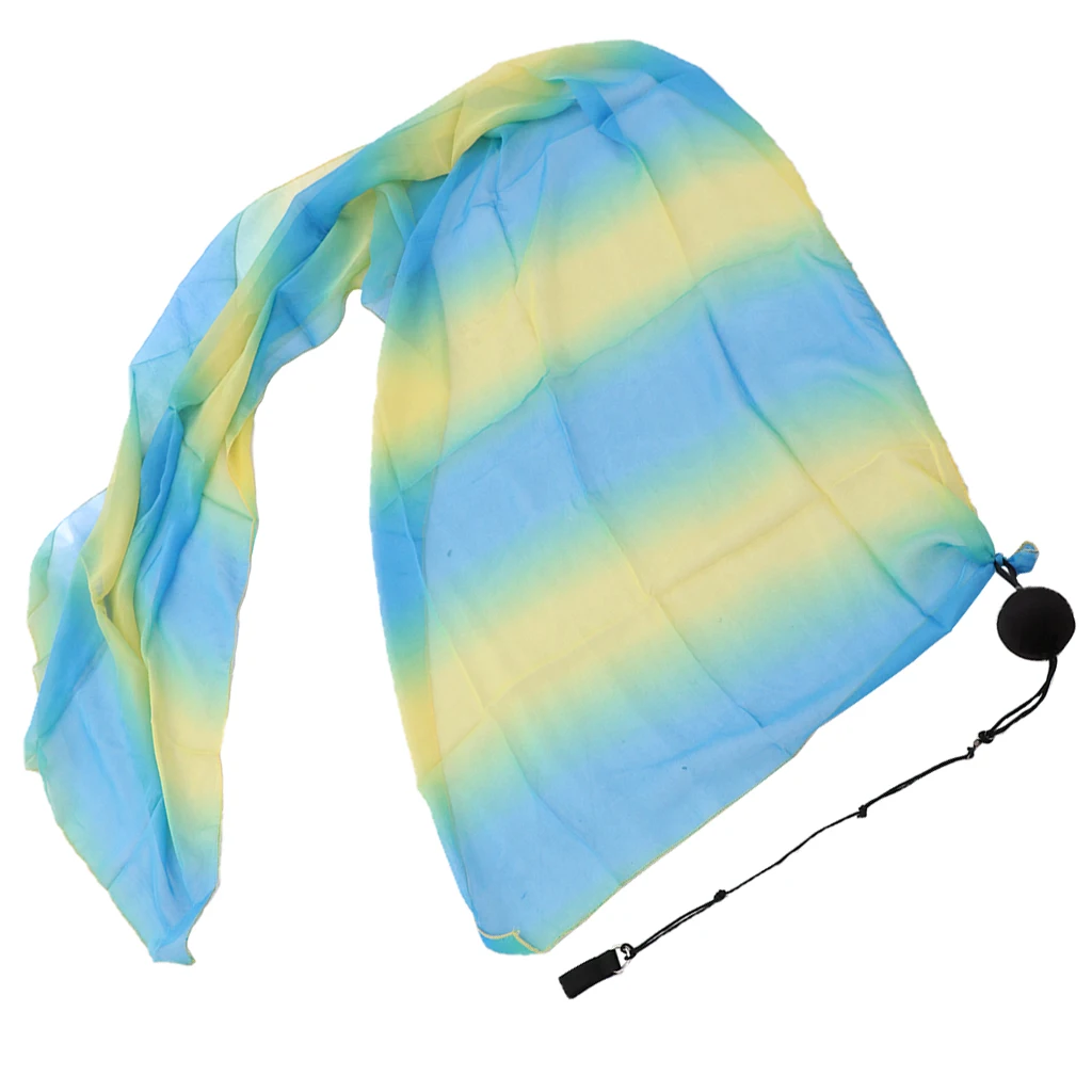 Poi Thrown Balls Womens Belly Dance Silk Veil Poi Stage Costumes Accessories