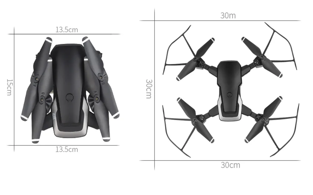 AHOHA RC Quadcopter Remote Controll Camera Drone With HD Camera FPV WIFI 720P/1080P Foldable Mini Altitude Hold Helicopter Toys