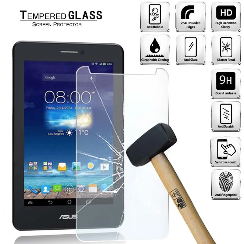 Планшет закаленное стекло Экран Защитная крышка для ASUS Fonepad 7 Dual ME175CG планшетный