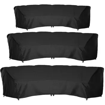 

Curved Sofa Cover Waterproof Protective Cover for Outdoor Use