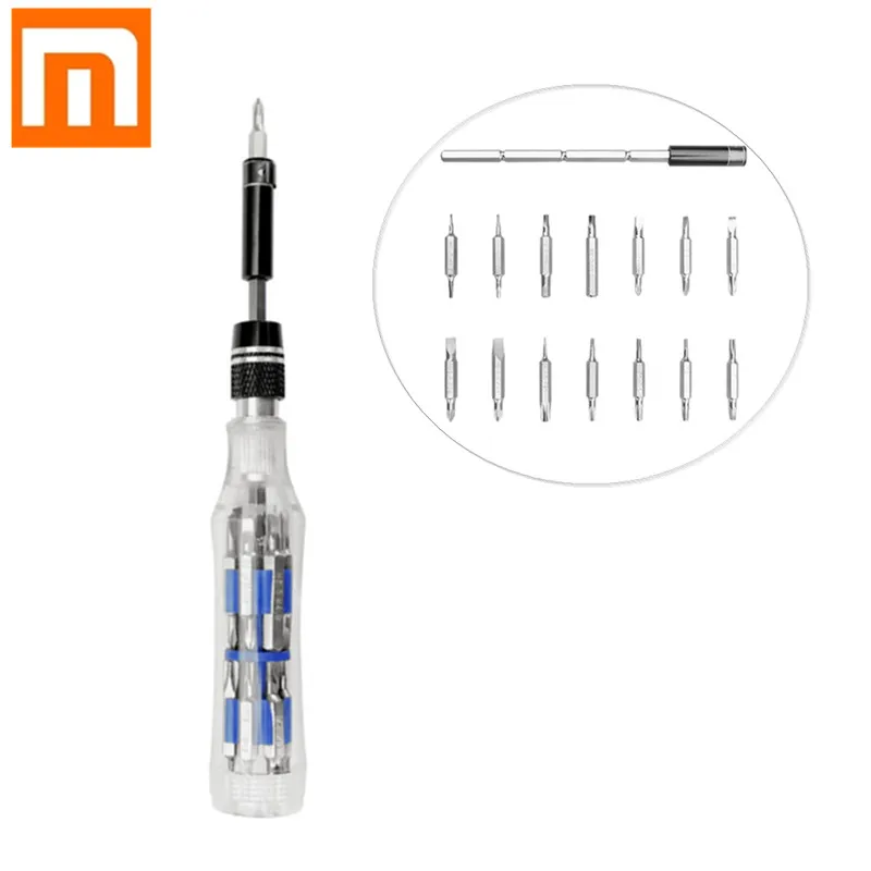 

New Xiaomi MIJOY 28 in 1 Precision Screwdriver Portable 4-Level Telescopic Extension Rod Handle Storage Repair Tools
