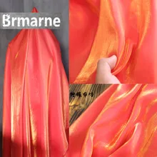 50 см* 150 см/шт. Красная Золотая шелковая ткань, хлопковая одежда из шелка