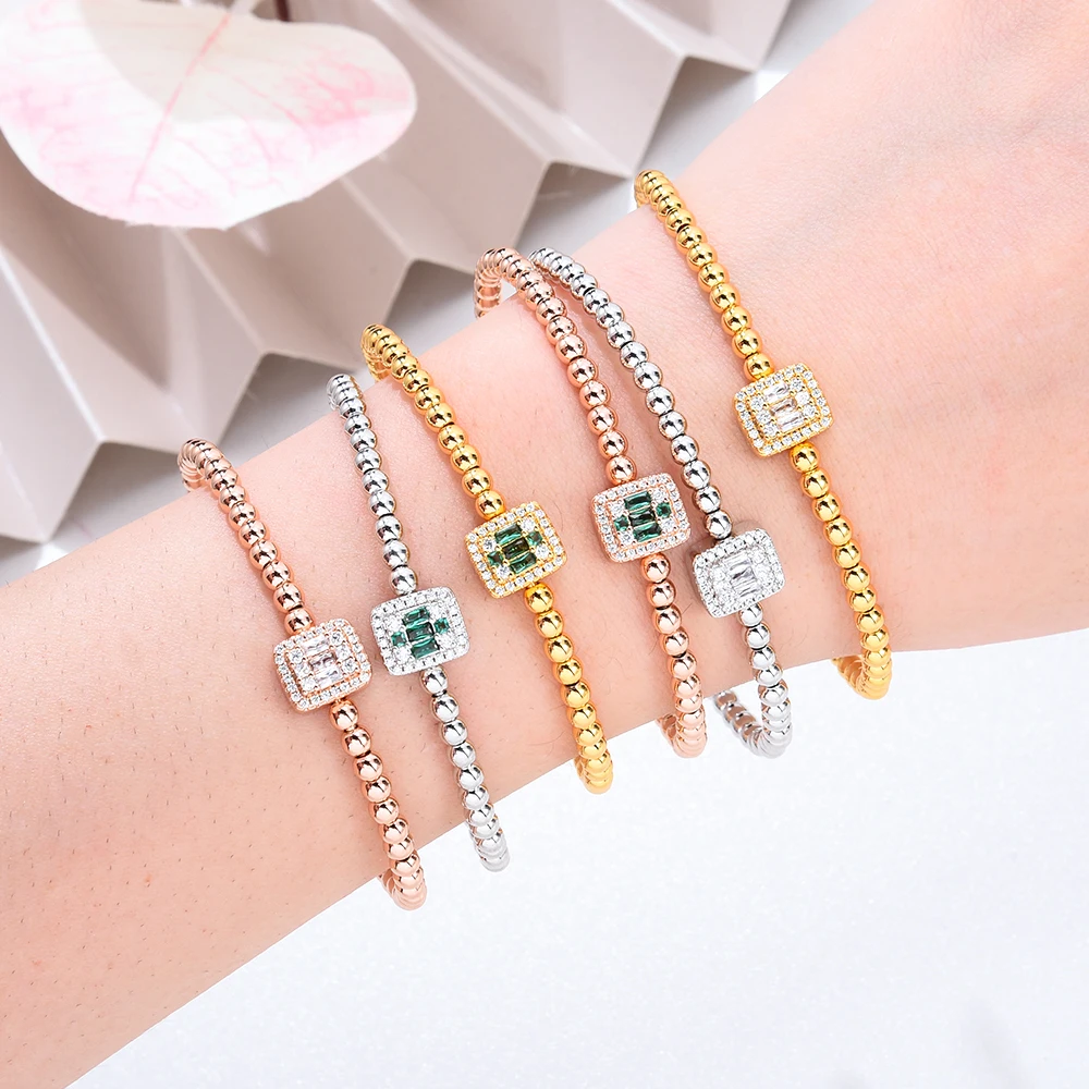 Siscathy New Fashion Simplicity Geometry Square Cuff Bracelet Open Bangle Party Jewelry For Women Bracelets On Hand Jewelry Gift