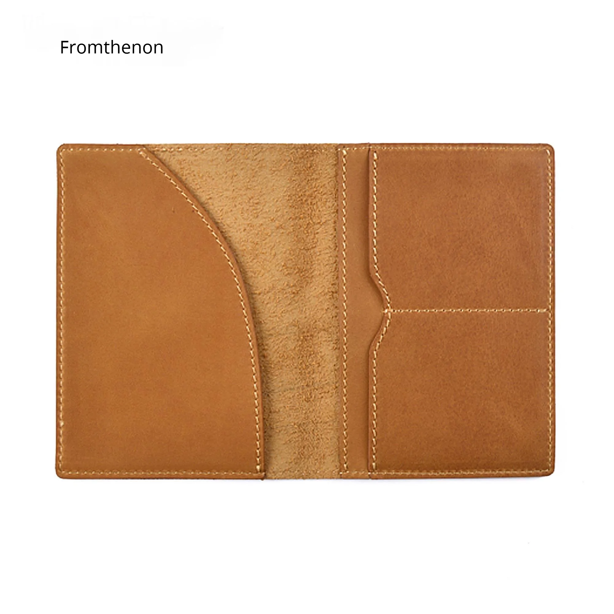 Fromthenon Couro Vintage Passaporte Titular Notebook Cover Case Documento Viagem Coreano Bolso do Negócio Air Ticket Estojo Protetor