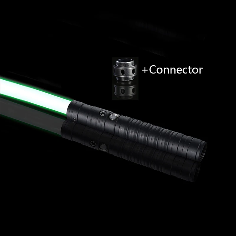 Световой сабель RGB 7 цветов металлическая ручка с двойной окантовкой тяжелый