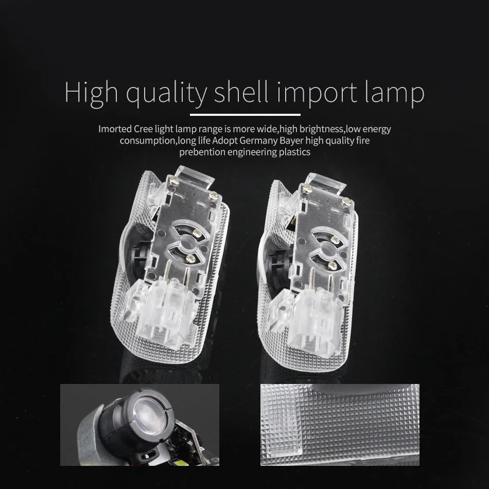 

2019 new 2 welcome light shadow light logo laser projector car LED door warning light for LEXUS LS LX ES vl