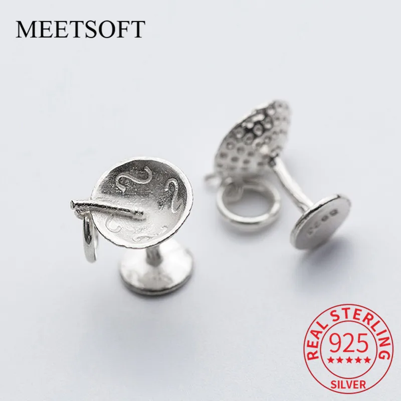 

MEETSOFT Classic S925 Sterling Silver oil lamp Charms Special of DIY Handmade Making Finding Jewelry Compontens Accessory