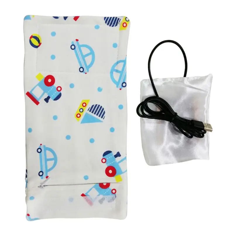 10 цветов, дорожная сумка для коляски, USB теплее молока, воды, изолированная сумка, детская бутылочка для кормления, подогреватель 28,0 см* 13 см - Цвет: 3