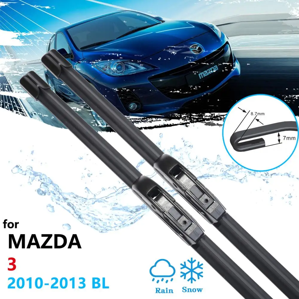 Car Wiper Blade For Mazda 3 Mazda3 Bl 2010 2011 2012 2013 Mk2 Front