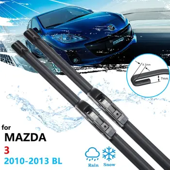 

Car Wiper Blade for Mazda 3 Mazda3 BL 2010 2011 2012 2013 MK2 Front Windscreen Windshield Wipers Car Accessories