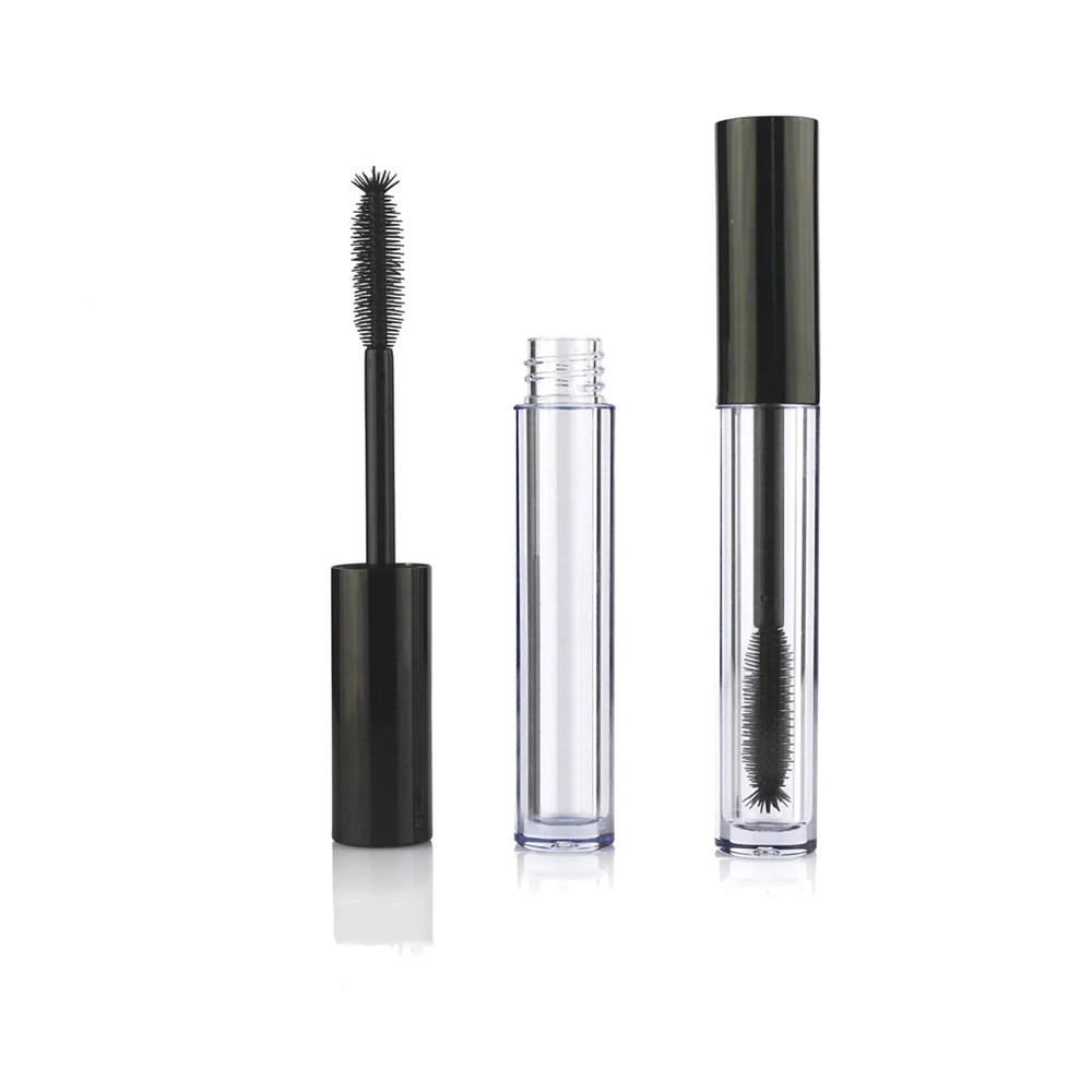 

10mL Beauty Portable Empty Mascara Tube Eyelash Vial Cosmetic container Makeup Black Cap Refillable Bottles 1pc