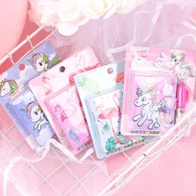 1 pc bonito unicórnio flamingo almofada de memorando notas pegajosas bloco de notas caderno presente kawaii papelaria