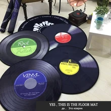 Современный стильный круглый коврик для пола, коврик для домашнего декора, CD Придверный коврик для стула, диаметр 60 см, напольный коврик, коврики для гостиной