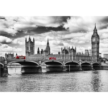 

London Bridge Big Ben diy square drill round diamond full diamond cross-stitch 5d diamond painting living room decoration CV37