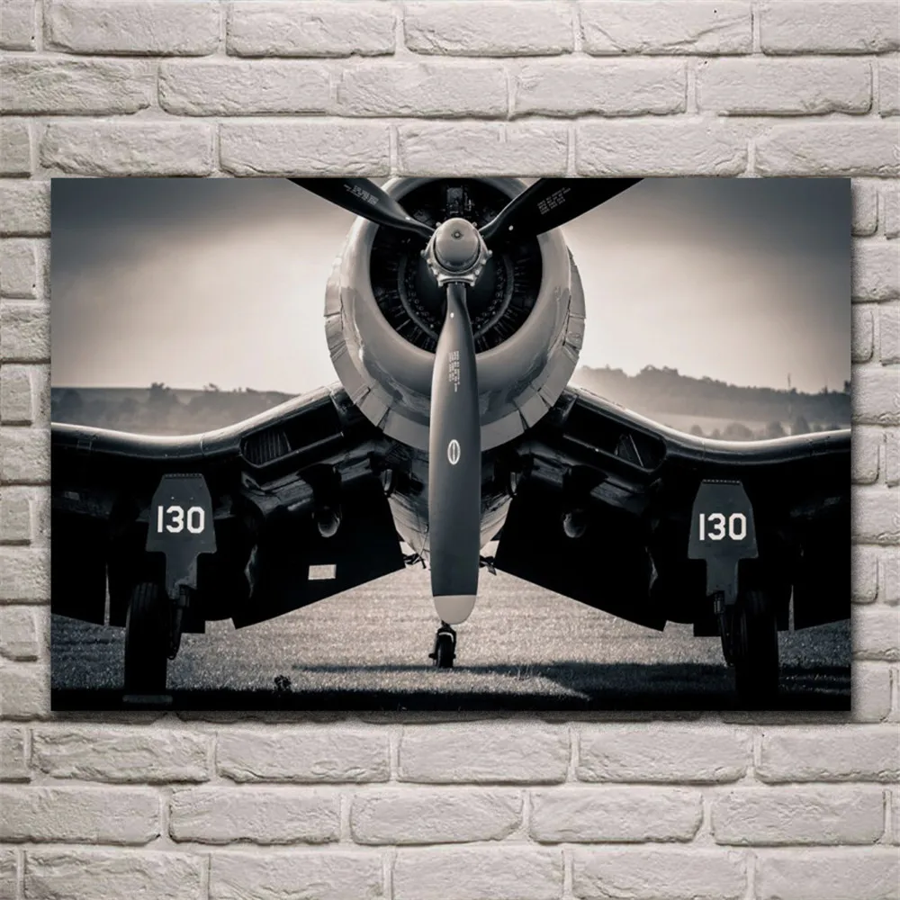 F4U военное изображение бойцов самолет домашний Настенный Современный