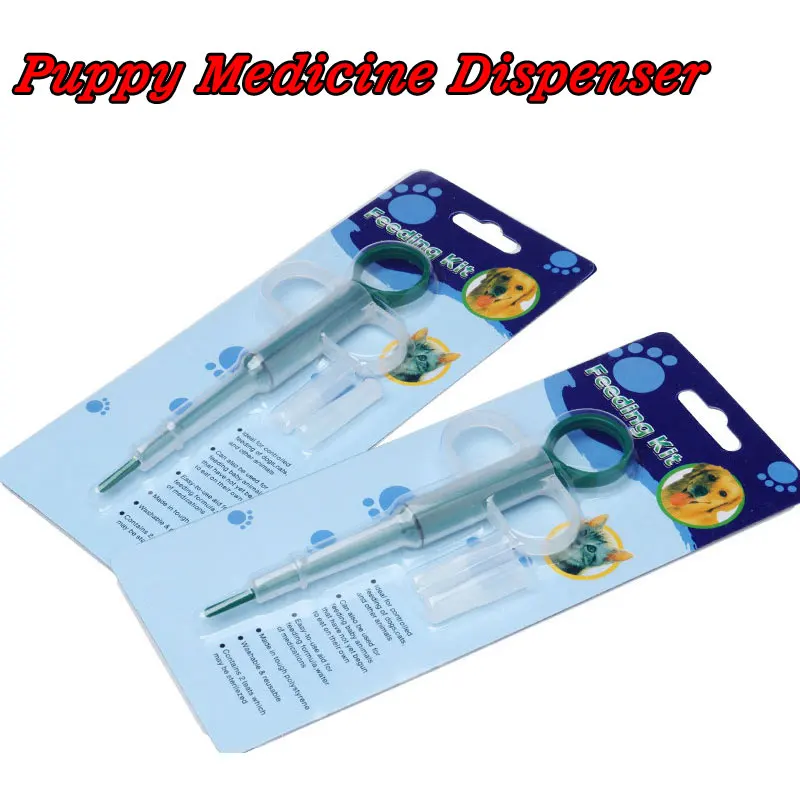 

Dog Pill Food Feeder Medicine Control Rods Double Head Dispenser Feeding Kit Convenient Pet Accessories Suppy Convenient